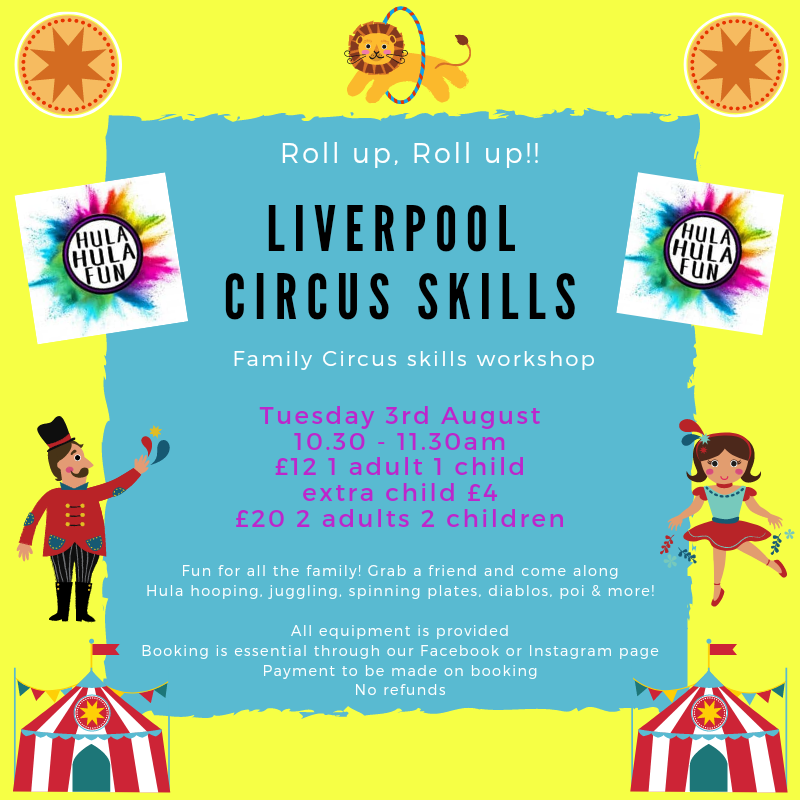 Liverpool Circus Skills Hula Hula Fun