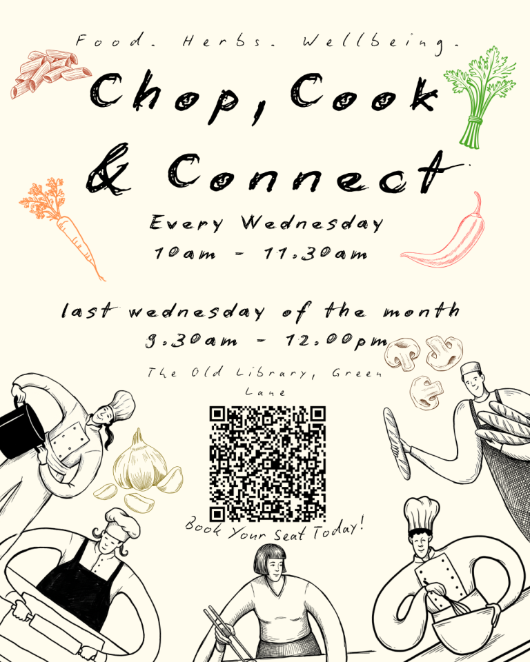 Black and White Illustrated Cooking Class Instagram Post (2)